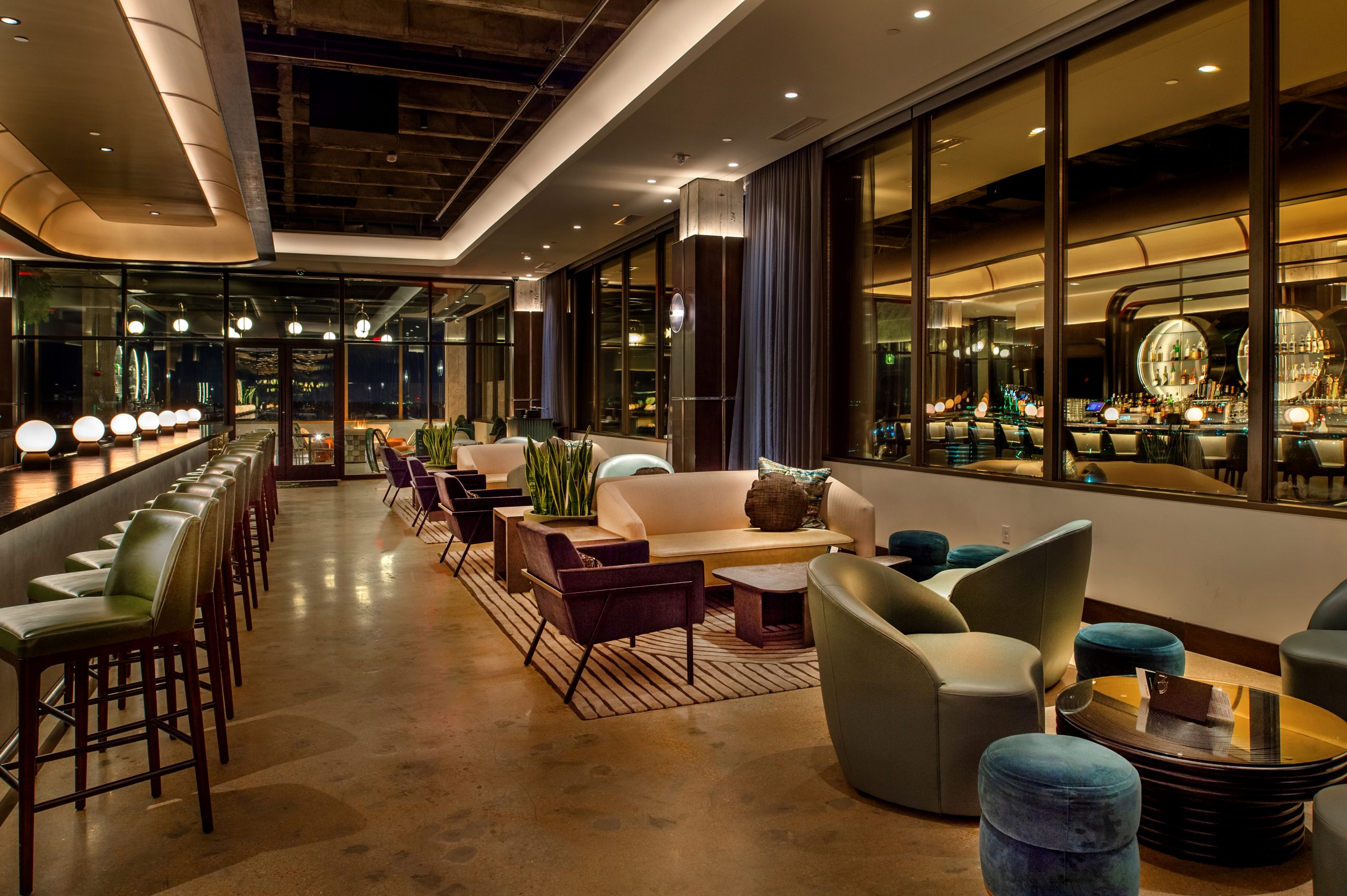 360 westport bar with tables and chairs